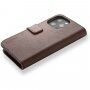 Decoded Wallet flipové pouzdro pro iPhone 13 Pro - hnědé
