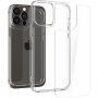 Spigen Quartz Hybrid lesklý kryt se skleněnou zadní stranou pro iPhone 13 Pro Max - čirý