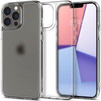 Spigen Quartz Hybrid matný kryt se skleněnou zadní stranou pro iPhone 13 Pro Max - čirý
