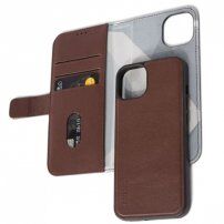Decoded Wallet flipové pouzdro pro iPhone 13 Pro - hnědé
