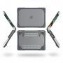 Nárazuvzdorný kryt s vyklápěcími nožičkami pro MacBook Pro 15" (A1398) - šedý