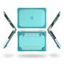 Nárazuvzdorný kryt s vyklápěcími nožičkami pro MacBook Pro 15" (A1398) - tyrkysový
