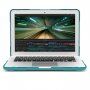 Nárazuvzdorný kryt s vyklápěcími nožičkami pro MacBook Pro 15" (A1398) - tyrkysový