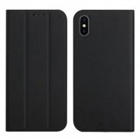 Magnetické flipové pouzdro pro iPhone XS Max - černé