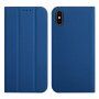 Magnetické flipové pouzdro pro iPhone XS Max - královsky modré