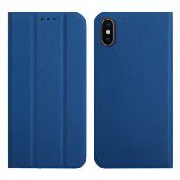 Magnetické flipové pouzdro pro iPhone XS Max - královsky modré