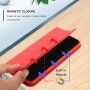 Magnetické flipové pouzdro pro iPhone 12 / 12 Pro - červené