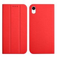 Magnetické flipové pouzdro pro iPhone XR - červené