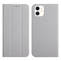 Magnetické flipové pouzdro pro iPhone 11 - šedé