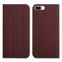 Magnetické flipové pouzdro pro iPhone 7 Plus / 8 Plus - hnědé