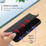 Magnetické flipové pouzdro pro iPhone 13 Pro Max - černé