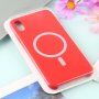 Silikonový kryt s MagSafe pro iPhone X / XS - červený