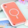 Silikonový kryt s MagSafe pro iPhone X / XS - oranžový