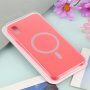 Silikonový kryt s MagSafe pro iPhone XR - korálový