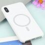 Silikonový kryt s MagSafe pro iPhone XS Max - bílý