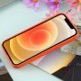 Silikonový kryt s podporou MagSafe nabíjení pro iPhone 13 Pro Max - oranžový