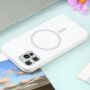 Silikonový kryt s MagSafe pro iPhone 12 Pro Max - bílý