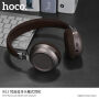 HOCO bezdrátová retro sluchátka pro Apple iPhone - černá