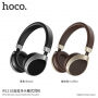 HOCO flexibilní bezdrátová Bluetooth sluchátka pro Apple iPhone / iPod - černá