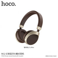 HOCO flexibilní bezdrátová Bluetooth sluchátka pro Apple iPhone / iPod - kávově hnědá