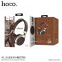 HOCO flexibilní bezdrátová Bluetooth sluchátka pro Apple iPhone / iPod - kávově hnědá
