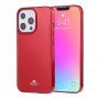 Goospery lesklý kryt z měkkého plastu pro iPhone 13 Pro Max - červený
