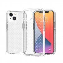 Ochranný transparentní kryt se vzorem pro iPhone 13 Pro Max - bílý