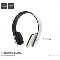 HOCO bezdrátová Bluetooth sluchátka s ovládáním pro Apple zařízení - bílá