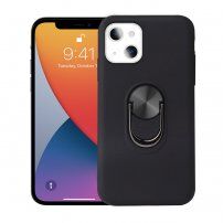 Kryt s funkcí stojánku a magnetickým držákem pro iPhone 13 mini - černý