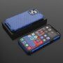 Kryt se strukturou včelí plástve pro iPhone 13 Pro Max - modrý