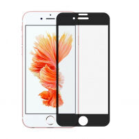 Super odolné tvrzené sklo (Tempered Glass) na Apple iPhone 8 Plus / 7 Plus - černé