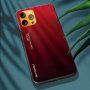 Kryt se skleněnou zadní stranou pro iPhone 13 Pro Max - červenočerný