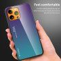 Kryt se skleněnou zadní stranou pro iPhone 13 Pro Max - modročerný