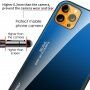 Kryt se skleněnou zadní stranou pro iPhone 13 Pro Max - modročerný