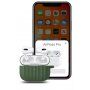 Silikonový obal s rýhovaným povrchem pro AirPods Pro - bílý