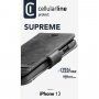 Cellularline Supreme kožené pouzdro pro iPhone 13 - černé