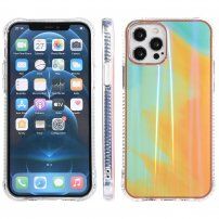 Nárazuvzdorný ochranný kryt se vzorem vodových barev pro iPhone 13 Pro Max - žlutý