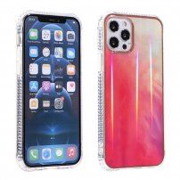 Nárazuvzdorný měňavý kryt pro iPhone 13 Pro - červený