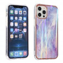 Nárazuvzdorný měňavý kryt pro iPhone 13 Pro - fialový