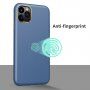 Nárazuvzdorný kryt s texturou kůže pro iPhone 11 Pro Max - modrý