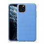 Nárazuvzdorný kryt s texturou kůže pro iPhone 11 Pro Max - světle modrý