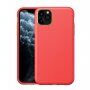 Nárazuvzdorný kryt s texturou kůže pro iPhone 11 Pro Max - červený