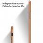 Nárazuvzdorný kryt s texturou kůže pro iPhone XR - hnědý