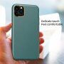 Nárazuvzdorný kryt s texturou kůže pro iPhone 11 Pro - zelený