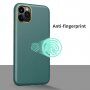Nárazuvzdorný kryt s texturou kůže pro iPhone 11 Pro - zelený