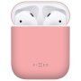 FIXED Silky ultratenký silikonový obal pro AirPods 1 / 2 - růžový