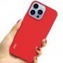 Imak měkký nárazuvzdorný kryt pro iPhone 13 Pro Max - červený