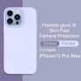 Imak měkký nárazuvzdorný kryt pro iPhone 13 Pro Max - fialový