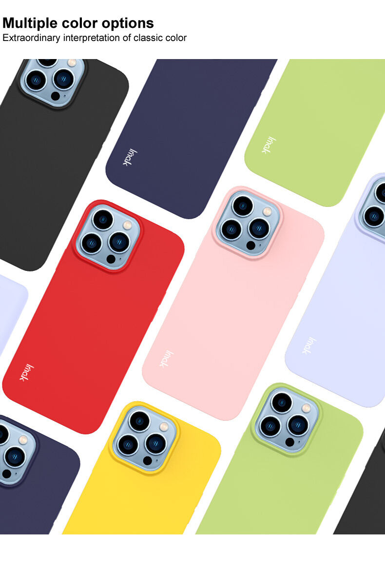 Imak měkký nárazuvzdorný kryt pro iPhone 13 Pro Max - modrý