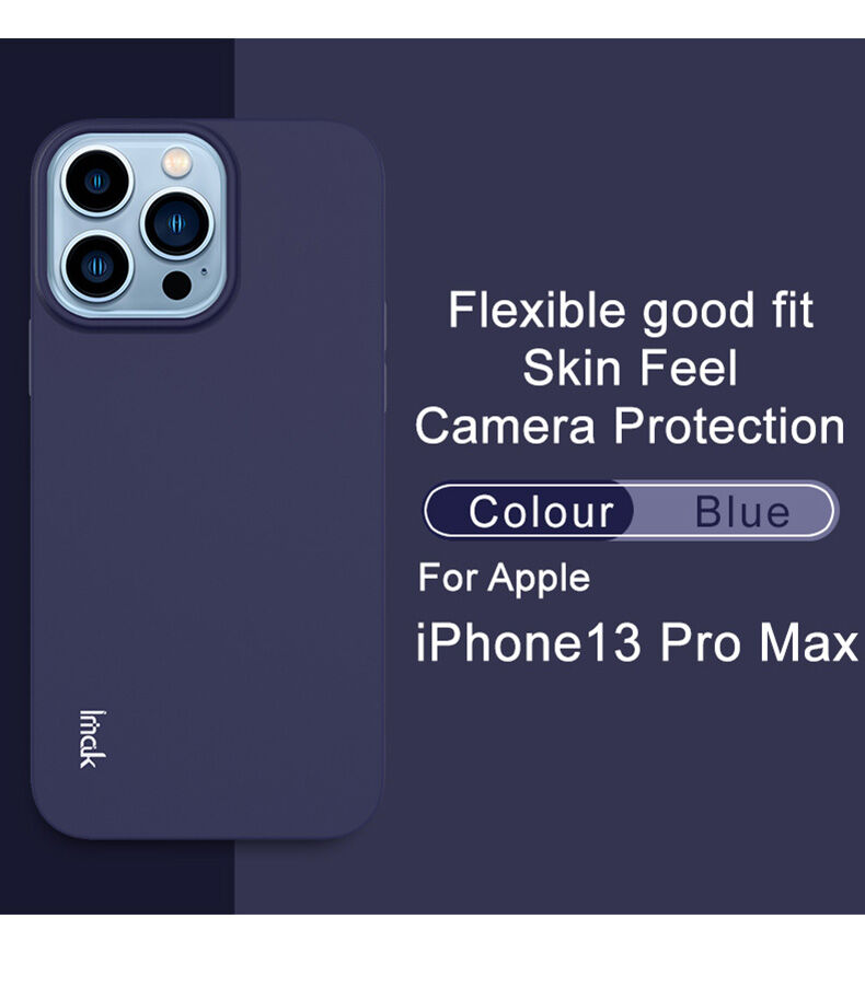 Imak měkký nárazuvzdorný kryt pro iPhone 13 Pro Max - modrý